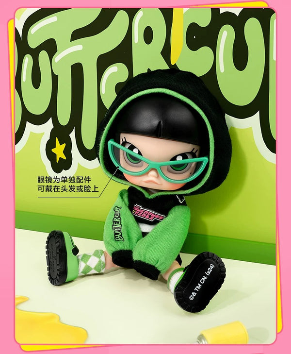 POPMART MOLLY x Powerpuff Girls na Naaaksyong Manika BJD (isang kahon ng tatlong piraso)