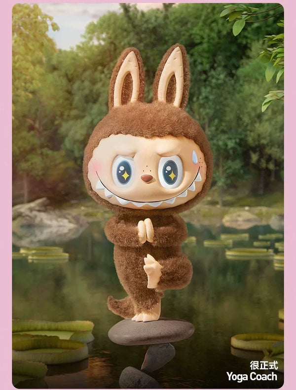 POPMART Labubu Tamad na Yoga Series The Monsters Lazy Yoga Series
