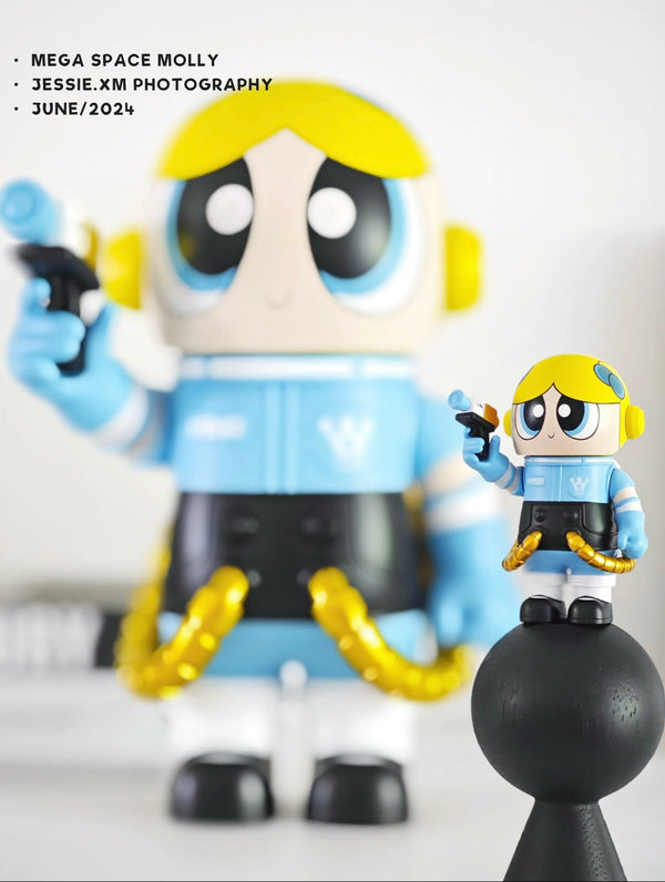 POPMART MEGA SPACE MOLLY 400%+100% Flying Powerpuff Girls - Bubble