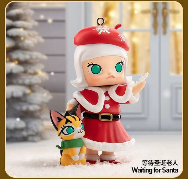 POPMART泡泡瑪特 MOLLY城堡聖誕奇遇盒系列手辦盲盒