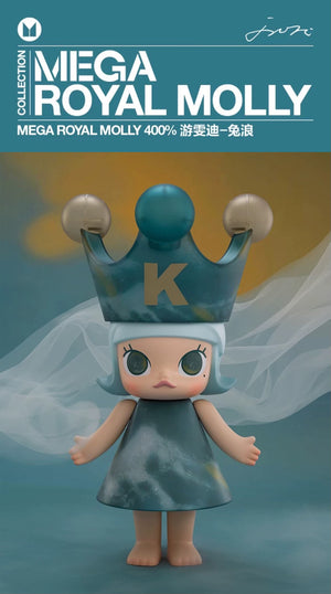 POPMART MEGA ROYAL MOLLY 400% You Wendi Rabbit Wave Ornament