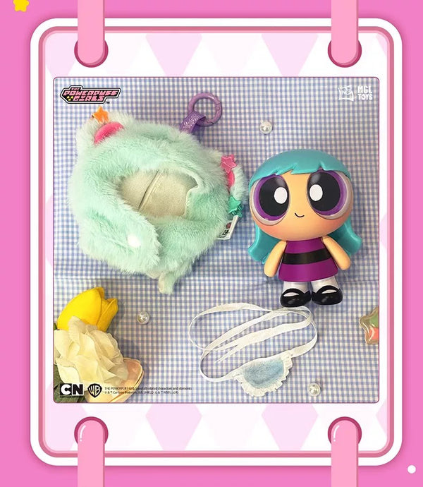 TOPTOY พาวเวอร์พัฟเกิร์ล ตุ๊กตาคลุมหัว กล่องสุ่มของเล่นสุดเท่ (4 ชิ้นในกล่อง)