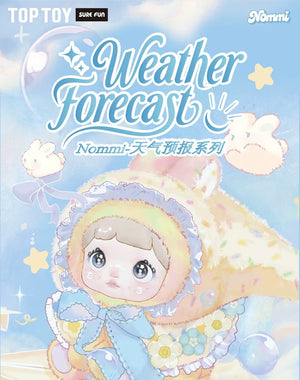 TOPTOY Nommi Glutinous Rice Weather Forecast Series Plush Blind Box Cute Desktop Ornaments Birthday Gift (Set of 6)