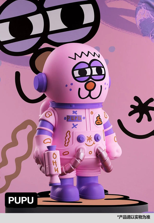 POPMART 泡泡瑪特 MEGA SPACE MOLLY 400%喬恩·伯格曼SPACE CADETS盲盒款