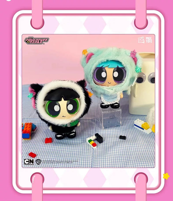 TOPTOY พาวเวอร์พัฟเกิร์ล ตุ๊กตาคลุมหัว กล่องสุ่มของเล่นสุดเท่ (4 ชิ้นในกล่อง)