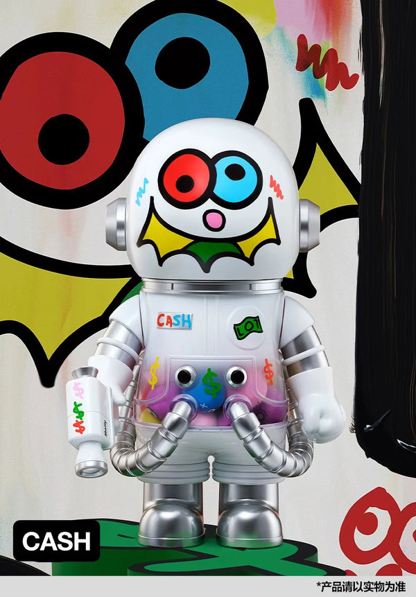 POPMART 泡泡瑪特 MEGA SPACE MOLLY 400%喬恩·伯格曼SPACE CADETS盲盒款