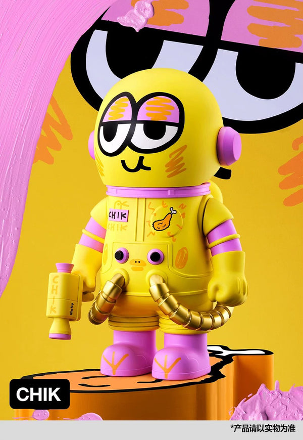 POPMART 泡泡瑪特 MEGA SPACE MOLLY 400%喬恩·伯格曼SPACE CADETS盲盒款