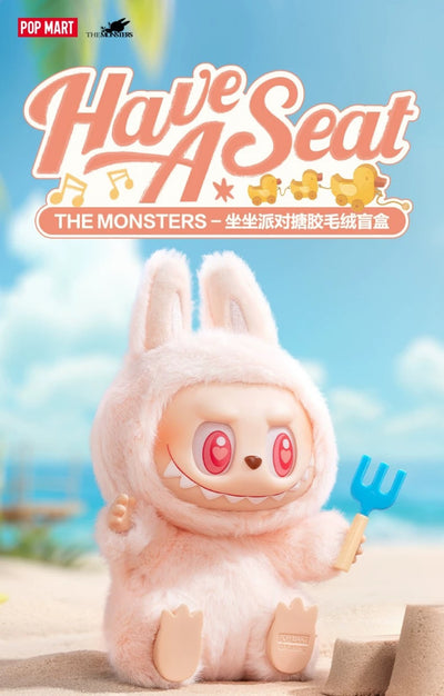 👀POPMART THE MONSTERS LABUBU 坐坐派對搪膠毛絨盲盒系列（一盒6個）