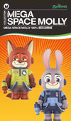 POPMART x Disney SPACE MOLLY 100% Zootopia Disney Town Elevator Card