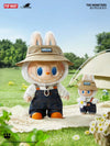 POPMART THE MONSTERS LABUBU ซีรีส์ Spring wild at home-ตุ๊กตาหมากฝรั่งน้ำตาล