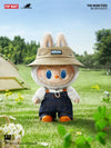 POPMART THE MONSTERS LABUBU ซีรีส์ Spring wild at home-ตุ๊กตาหมากฝรั่งน้ำตาล