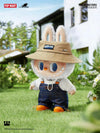 POPMART THE MONSTERS LABUBU ซีรีส์ Spring wild at home-ตุ๊กตาหมากฝรั่งน้ำตาล