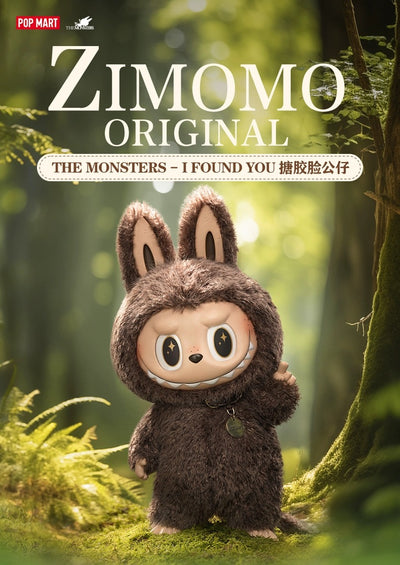 POPMART THE MONSTERS LABUBU-I FOUND YOU Zimomo sugar gum plush doll