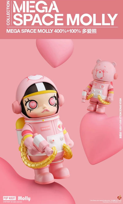 POPMART MEGA SPACE MOLLY Love Bear 400%+100%