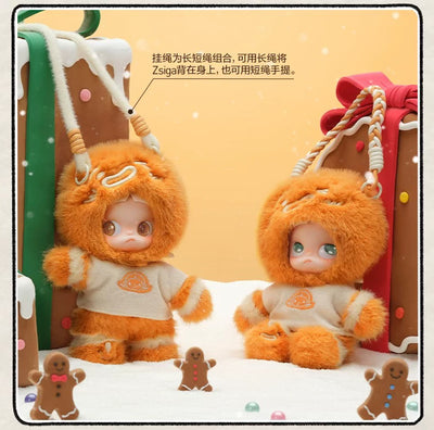 POPMART 泡泡瑪特 Zsiga 姜餅人1/8可動人偶玩具擺件禮物
