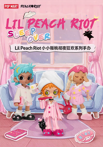 POPMART 泡泡瑪特 Lil Peach Riot 小小叛桃徹夜狂歡系列手辦盲盒 (一套12隻)
