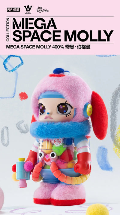POPMART MEGA SPACE MOLLY 400% Jon Bergman