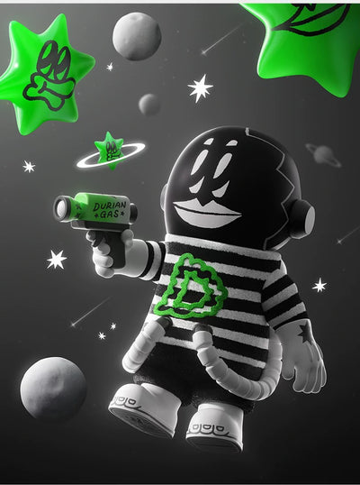 POPMART 泡泡瑪特 MEGA SPACE MOLLY 400% LALA COMPANY榴蓮人