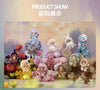 POPMART SKULLPANDA Light Weaving Garden Series Plush Doll Pendant Blind Box (9 pieces per box)