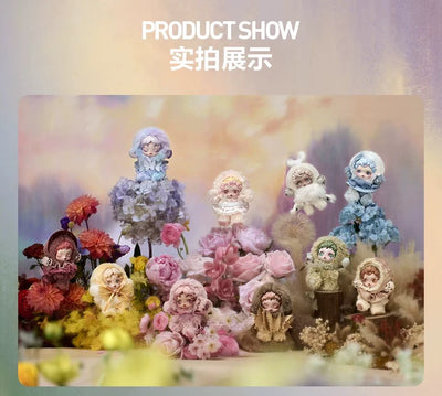 POPMART SKULLPANDA Light Weaving Garden Series Plush Doll Pendant Blind Box (9 pieces per box)