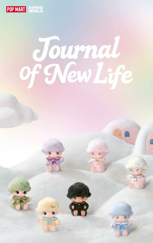 POPMART 泡泡瑪特 DIMOO新生日記系列搪膠毛絨掛件盲盒禮物（一盒六個）