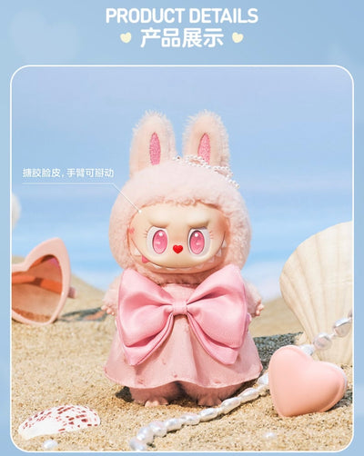 POPMART Labubu MOKOKO shows off its summer vinyl plush trendy toy figures