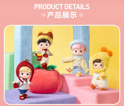 POPMART HACIPUPU Little Delight Bag Series 1/12 Scale Action Figure Blind Box Toy Gift (3 per box)