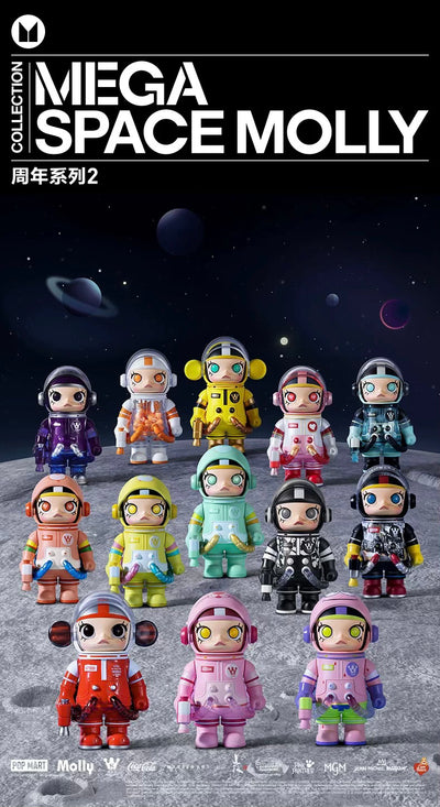 POPMART MEGA SPACE MOLLY 100% Anniversary Series 2 (Set of 9)