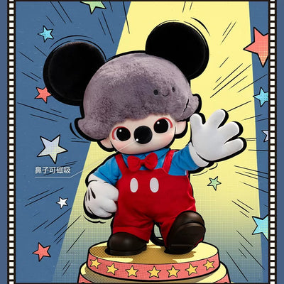 POPMART DIMOO WORLD × Disney Series Mickey Vinyl Plush Bag Peripheral