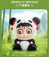 POPMART Nezha: The Devil Boy Conquers the Sea Hug Series Vinyl Face Plush Doll - Panda Nezha