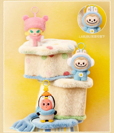 POPMART Bubble Plush Warm Series Plush Keychain Blind Box Gift (6 pieces per box)