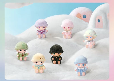 POPMART 泡泡瑪特 DIMOO新生日記系列搪膠毛絨掛件盲盒禮物（一盒六個）