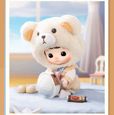 POPMART HACIPUPU Captain Bear Action Figure BJD