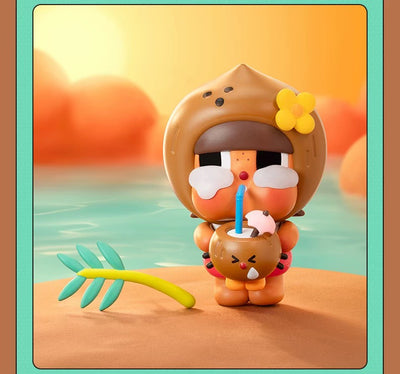 POPMART Pop Mart Crybaby Coconut King Figure Hanging Card Trendy Toy Fashion Gift Pendant