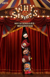POPMART 泡泡瑪特 WHY SO SERIOUS系列搪膠毛絨掛件盲盒禮物 (一套8隻)