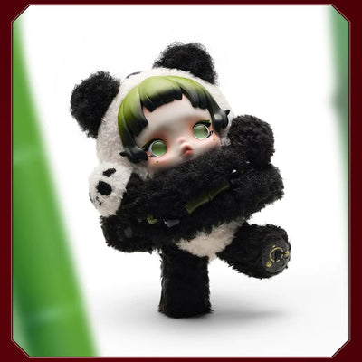 POPMART 泡泡瑪特 SKULLPANDA熊怠怠毛絨公仔掛件